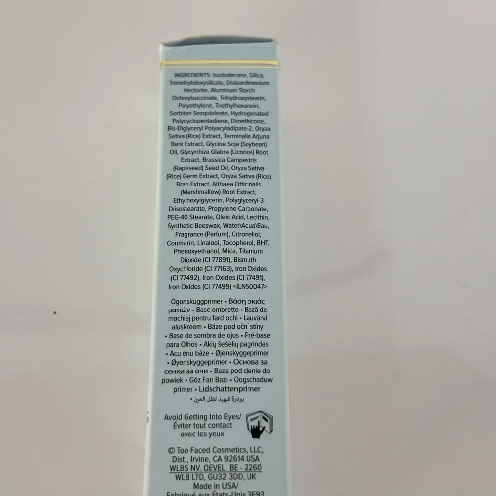 Too Faced Shadow Insurance Primer - Light Blue & Gold Accents - Picture 5 of 8